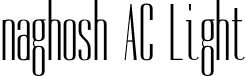 naghosh AC Light font - naghoshAC-Light.otf