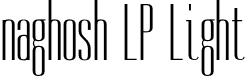 naghosh LP Light font - naghoshLP-Light.otf