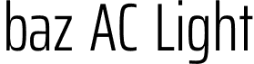 baz AC Light font - bazAC-Light.otf