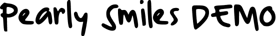 Pearly Smiles DEMO font - Pearly-Smiles-DEMO.ttf