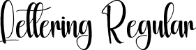 Lettering Regular font - Lettering.otf