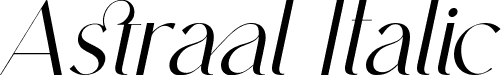 Astraal Italic font - astraal-italic.otf