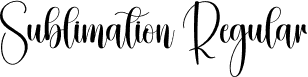 Sublimation Regular font - Sublimation.otf