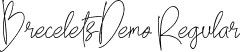 BreceletsDemo Regular font - Brecelets-Demo.ttf