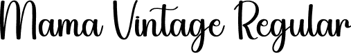 Mama Vintage Regular font - Mama-Vintage.otf