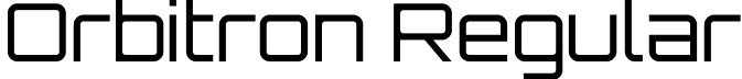 Orbitron Regular font - Orbitron-Regular.ttf