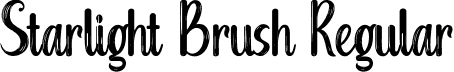 Starlight Brush Regular font - StarlightBrush.ttf