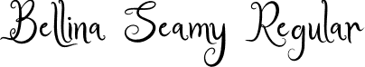 Bellina Seamy Regular font - Bellina-Seamy-Demo.otf