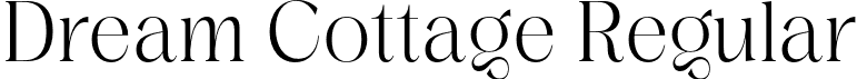 Dream Cottage Regular font - dreamcottage-regular.otf