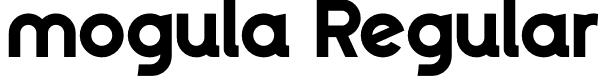 mogula Regular font - mogula.otf