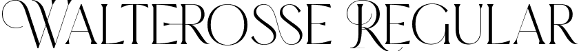 Walterosse Regular font - Walterosse-514zL.ttf