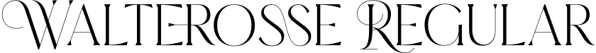 Walterosse Regular font - Walterosse-z8Vea.otf