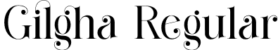 Gilgha Regular font - gilgha.otf