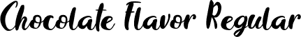 Chocolate Flavor Regular font - Chocolate Flavor.ttf