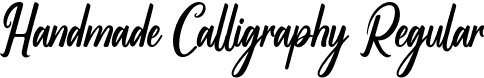 Handmade Calligraphy Regular font - HandmadeCalligraphy.otf