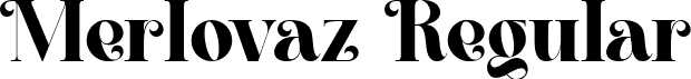 Merlovaz Regular font - Merlovaz.ttf