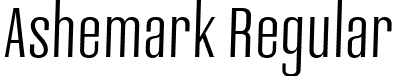 Ashemark Regular font - Ashemark-regular.otf