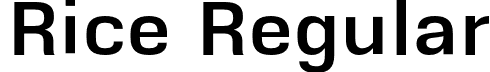 Rice Regular font - Rice-SemiBold.otf