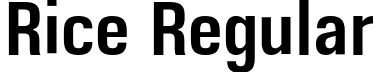 Rice Regular font - Rice-SemiBoldNarrow.otf