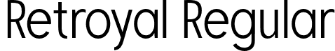 Retroyal Regular font - Retroyal-Regular.otf