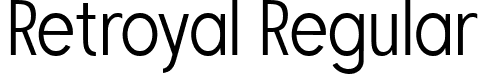 Retroyal Regular font - Retroyal-Regular.ttf