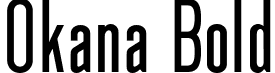 Okana Bold font - Okana-Bold.ttf