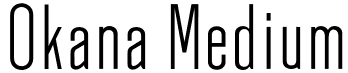 Okana Medium font - Okana-Medium.otf