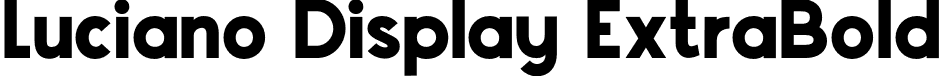 Luciano Display ExtraBold font - LucianoDisplay-ExtraBold.otf