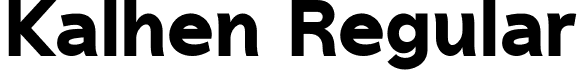 Kalhen Regular font - Kalhen.otf