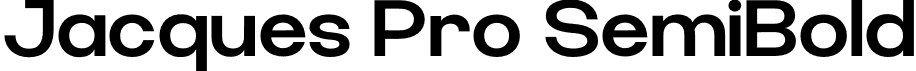 Jacques Pro SemiBold font - JacquesPro-SemiBold.otf