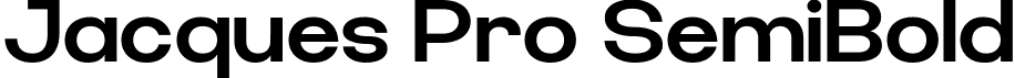 Jacques Pro SemiBold font - JacquesPro-SemiBold.ttf