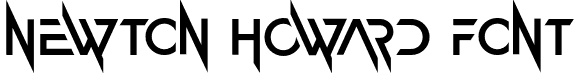 Newton Howard Font font - NewtonhowardfontRegular-z8Ar3.otf