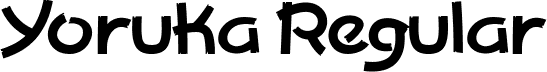 Yoruka Regular font - Yoruka.otf