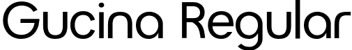 Gucina Regular font - gucina-regular.otf