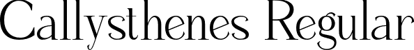 Callysthenes Regular font - callysthenes-semi-bold.otf