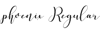 phoenix Regular font - phoenix.otf