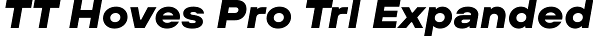 TT Hoves Pro Trl Expanded font - TT-Hoves-Pro-Trial-Expanded-ExtraBold-Italic.ttf