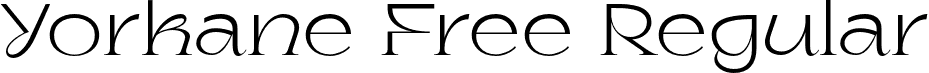 Yorkane Free Regular font - yorkane.otf