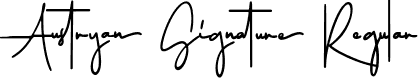 Austryan Signature Regular font - austryan-signature-demo.otf