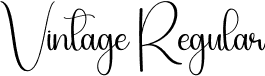 Vintage Regular font - Vintage.otf