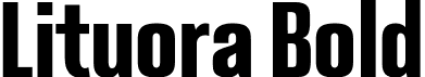 Lituora Bold font - Lituora.ttf