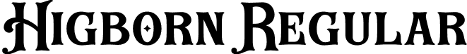 Higborn Regular font - higborn-nag3g.otf