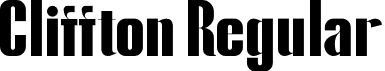 Cliffton Regular font - cliffton-dy0e1.otf