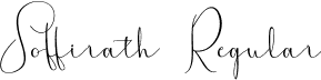 Soffirath Regular font - Soffirath.otf