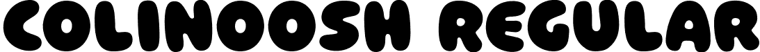 Colinoosh Regular font - colinoosh.otf