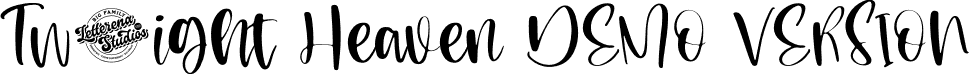 Twilight Heaven DEMO VERSION font - Twilight-Heaven-DEMO-VERSION.otf