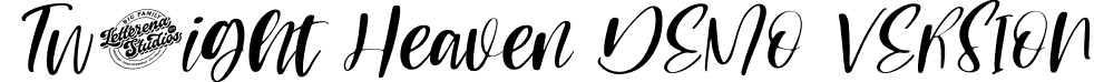 Twilight Heaven DEMO VERSION font - Twilight-Heaven-Italic-DEMO-VERSION.otf