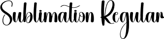 Sublimation Regular font - Sublimation.otf