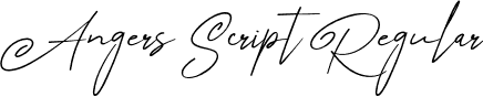 Angers Script Regular font - Angers Script.otf