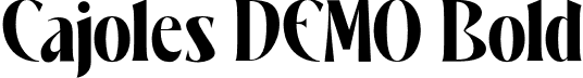 Cajoles DEMO Bold font - Cajoles DEMO.otf